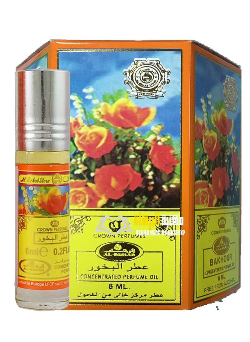 Al Rehab perfumes 6-Piece Bukhoor Concentrated Perfume Oil Without Alcohol 6ml  - Image 1