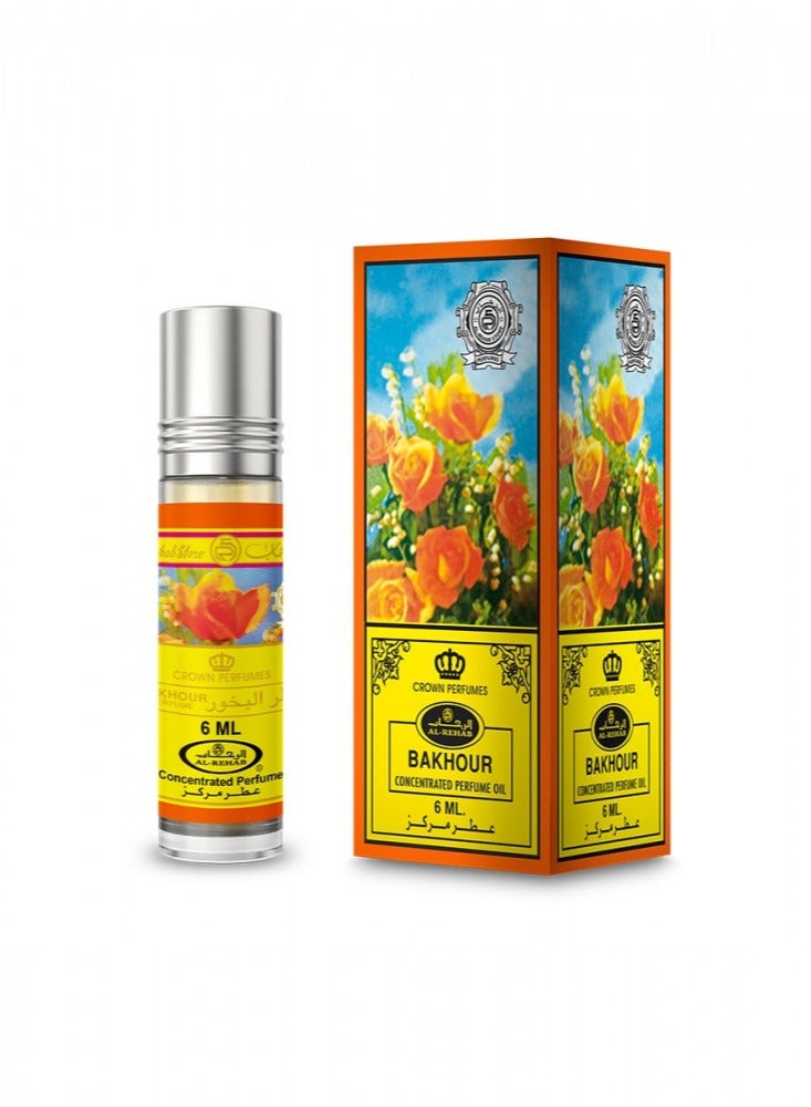 Al Rehab perfumes 6-Piece Bukhoor Concentrated Perfume Oil Without Alcohol 6ml  - Image 2