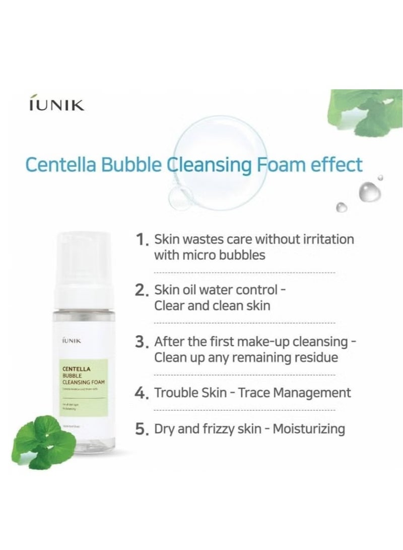 iUNIK Centella Bubble Cleansing Foam 150ml - Image 3