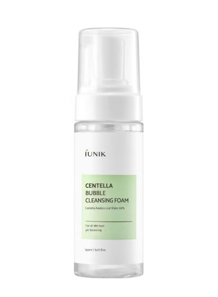 iUNIK Centella Bubble Cleansing Foam 150ml - Image 1