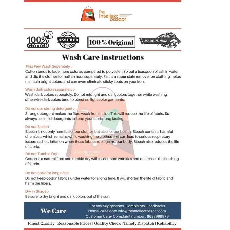 TIB 130 TC Cotton Feel Polycotton Double Size Duvet Cover/Quilt Cover, Multi - Image 2