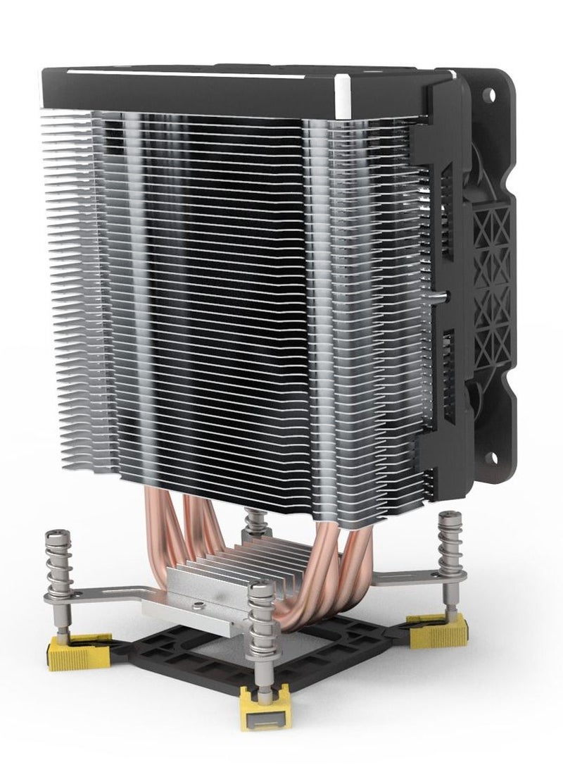 REDRAGON - CC-2000 EFFECT RGB CPU Cooler -120mm PWM RGB Fan / 4 Heat Pipes - Image 1