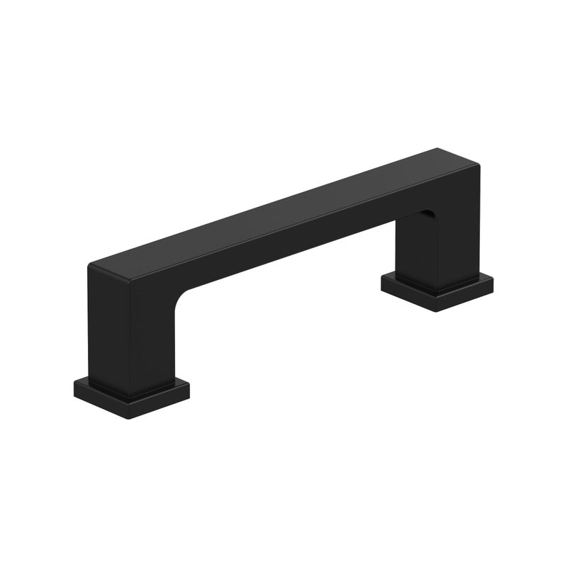 Amerock 10BX37030MB Matte Black Cabinet Pull 3 inch 76mm CentertoCenter 10 Pack Bridgeport Furniture Hardware