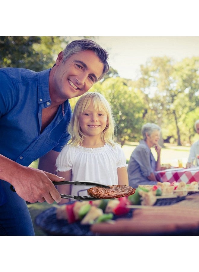 Baskety ملاقط مطبخ من الفولاذ المقاوم للصدأ غير لاصقة وقوية من باسكتي (أسود، 9 بوصات) - Image 4