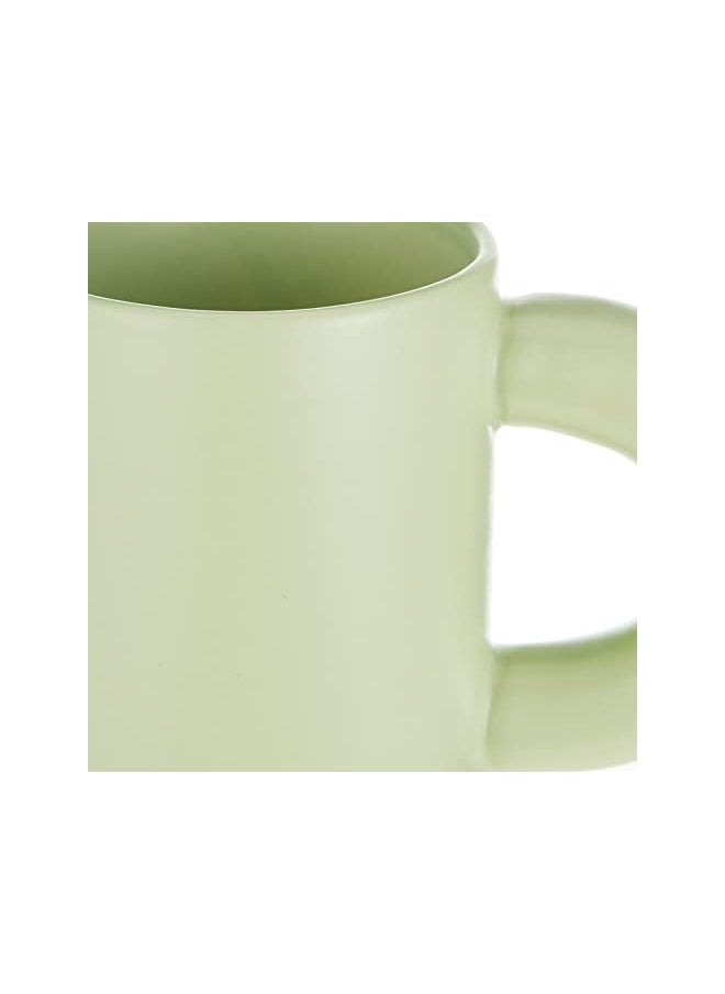 Prickly Pear Pear Alba Ceramic Mug, 250 ml Capacity, Green  - Image 4
