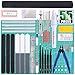 Keadic 55Pcs Professional Modeler Basic Tools Craft Set Hobby Building Tools Kit Gunpla Tools Model Kit Modeler Basic Tools Set for Car Model Building Repairing and Fixing - Image 2