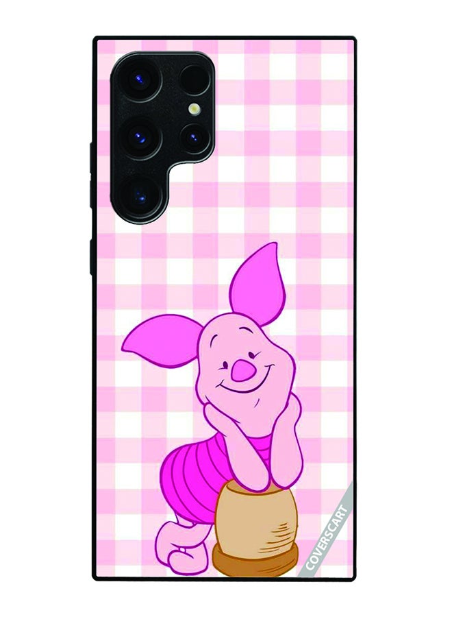 COVERSCART Protective Case Cover For Samsung Galaxy S23 Ultra Winnie The Pooh Design Pink