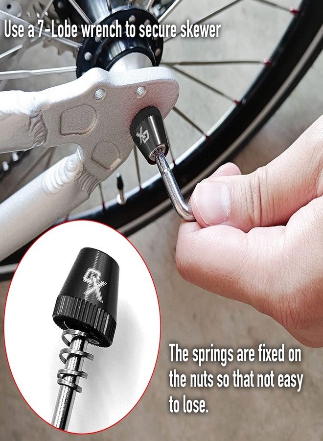 ONIPAX Bike Anti-Theft Locking Skewer 7 Lobe Bicycle Wheel Hub with Key - Image 5