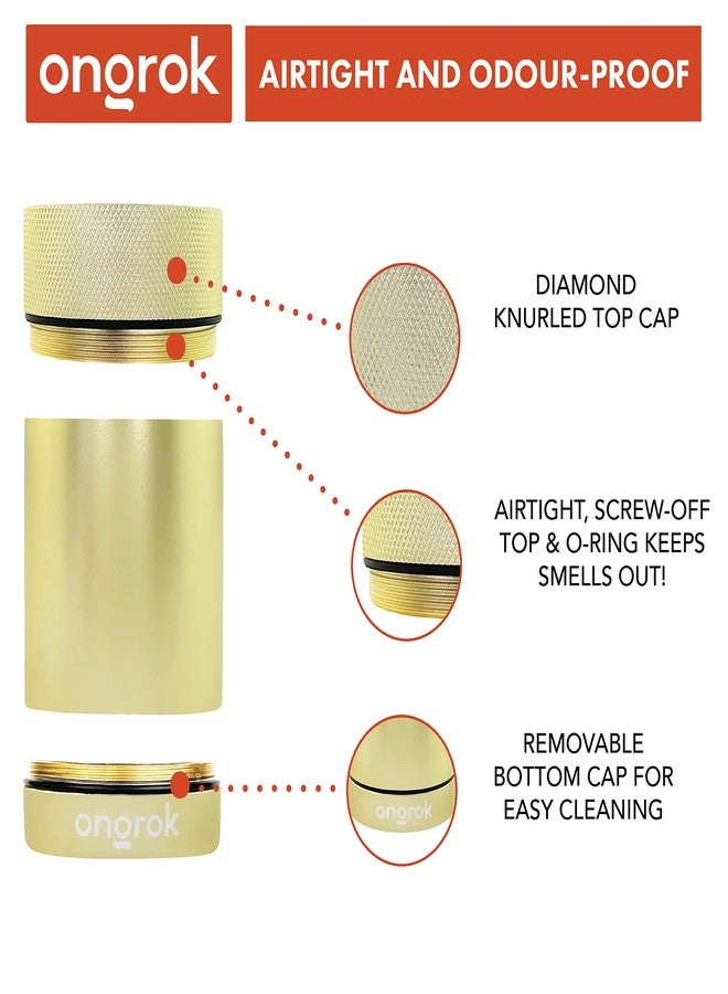 ONGROK Aluminum Storage Container, 180ml, Air Proof Jar to Preserve Smell and Aroma - Image 3