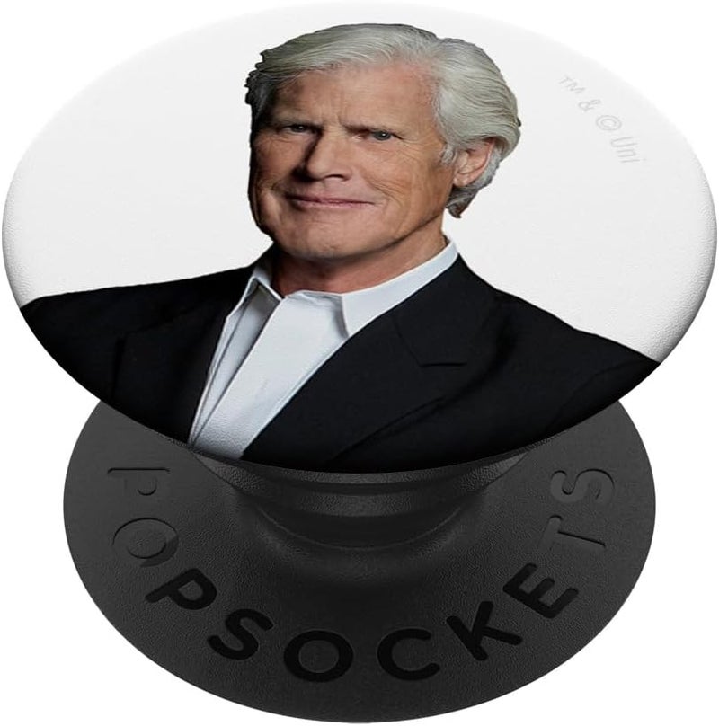 NBC DATELINE Keith Morrison PopSockets Adhesive PopGrip for iPhone 11  Black - Image 1