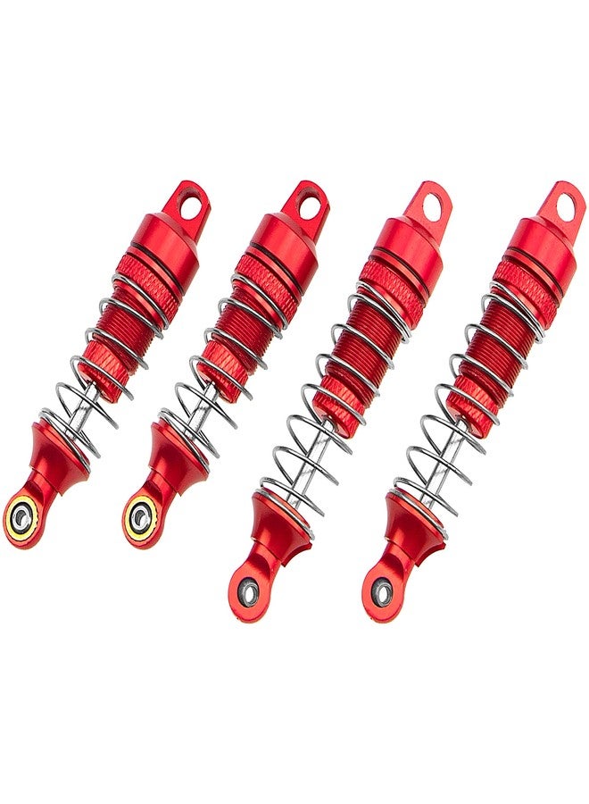 Vgoohobby 4Pack Vgoohobby Shock Absorber Front Rear Damper Suspension Compatible with 1/18 losi Mini T 2.0 Mini-B 2WD RC Stadium Upgrade Parts (Red) - Image 3