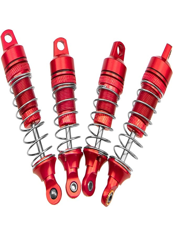 Vgoohobby 4Pack Vgoohobby Shock Absorber Front Rear Damper Suspension Compatible with 1/18 losi Mini T 2.0 Mini-B 2WD RC Stadium Upgrade Parts (Red) - Image 2