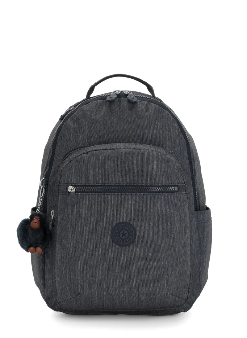 Kipling Seoul School Large Backpack with Separate Laptop Compartment Marine Navy