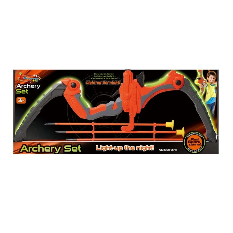 King Sport - Archery Set Light up The Night with Arrows - 881-27A - Image 2