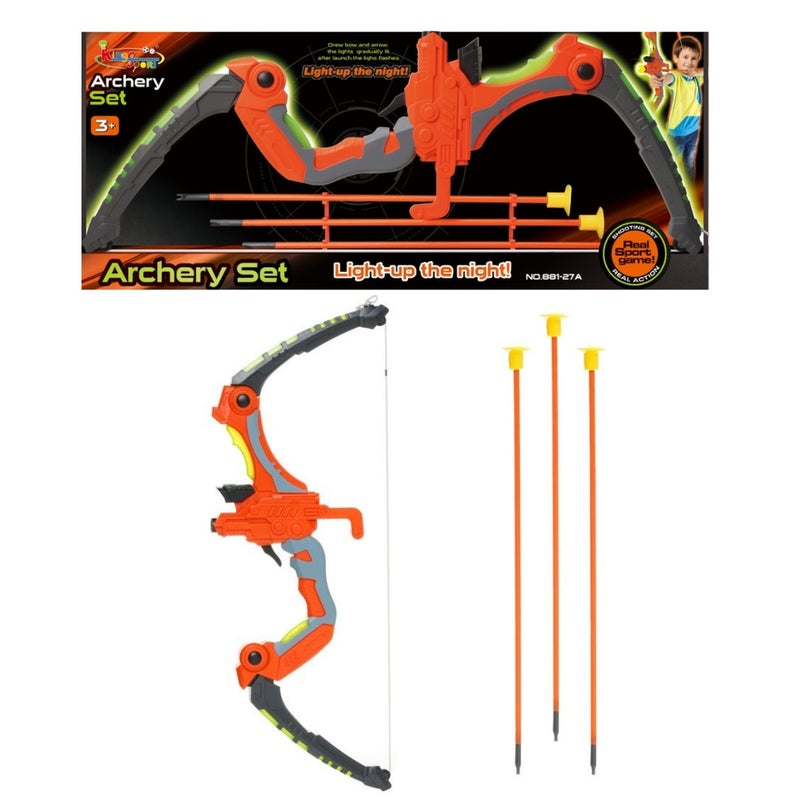 King Sport - Archery Set Light up The Night with Arrows - 881-27A - Image 1