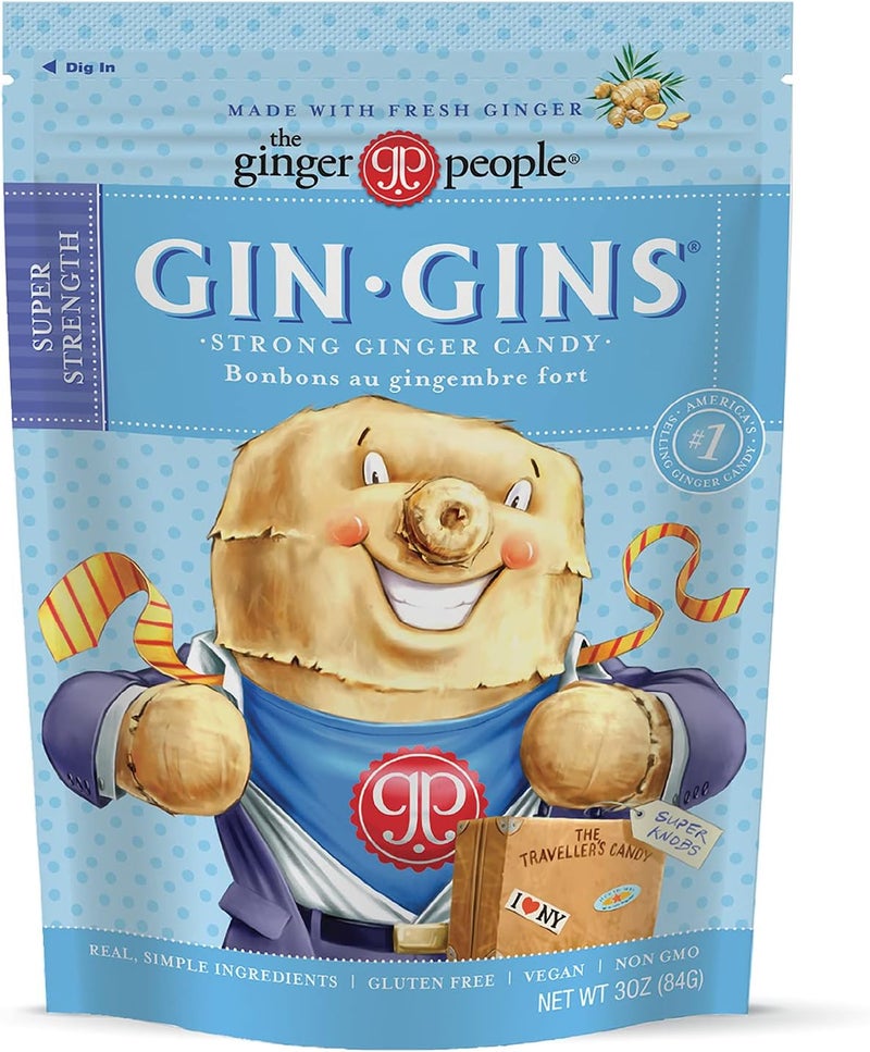 The Ginger People Ginger People Gin Gins Super Strength Ginger Candy - Image 1