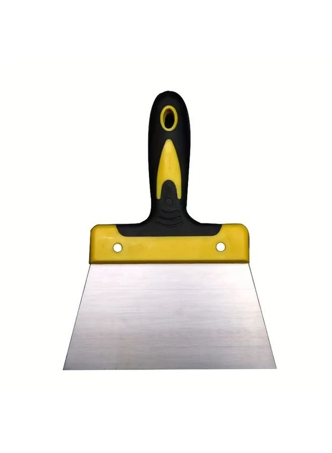 Large Metal Paint Scraper with Ergonomic Plastic Handle for Cleaning Walls and Edges - Image 2