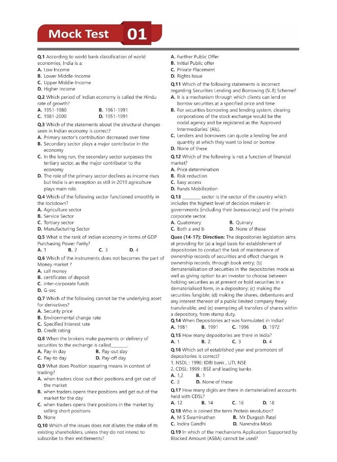 Indian Economy & Indian Financial System - JAIIB Exam 2025 (Paper 1) - 15 Full Length Mock Tests (1500 Solved MCQs) with Free Access to Online Tests  - Image 5