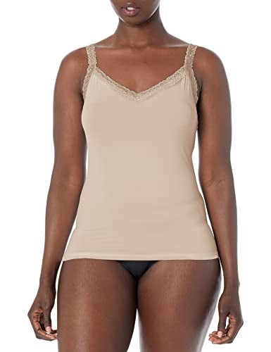 Vanity Fair Women's Perfect Lace Spincami Camisole 17166, Damask Neutral, Large - Image 1