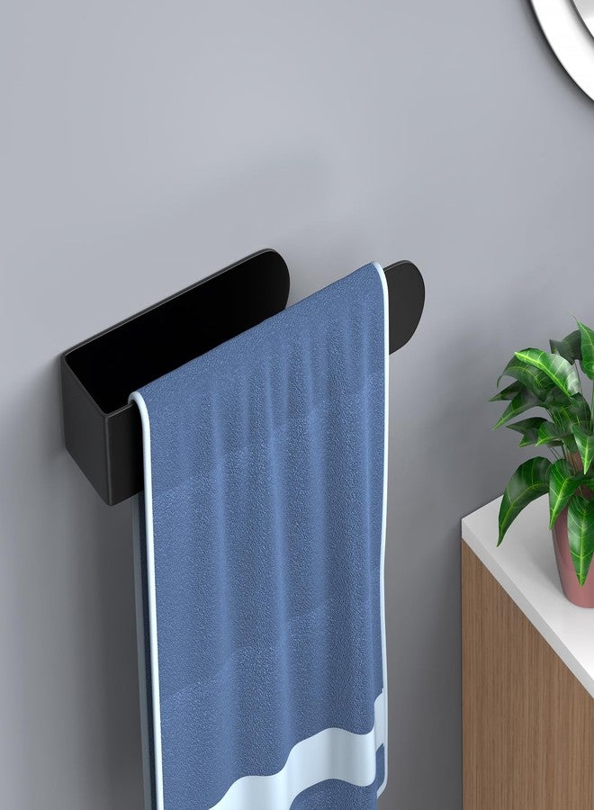 HUFEEOH Hand Towel Holder, Black Hand Towel Bar, Stainless Steel Self Adhesive Bathroom Towel Bar Stick on Wall - Image 3