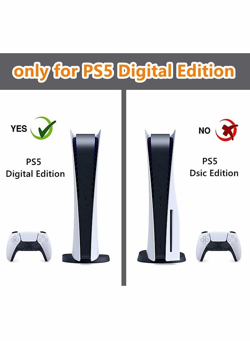 Y&D Skin for PlayStation 5 Digital Edition, Sticker PS5 Vinyl Decal Cover Playstation Controller  - Image 4