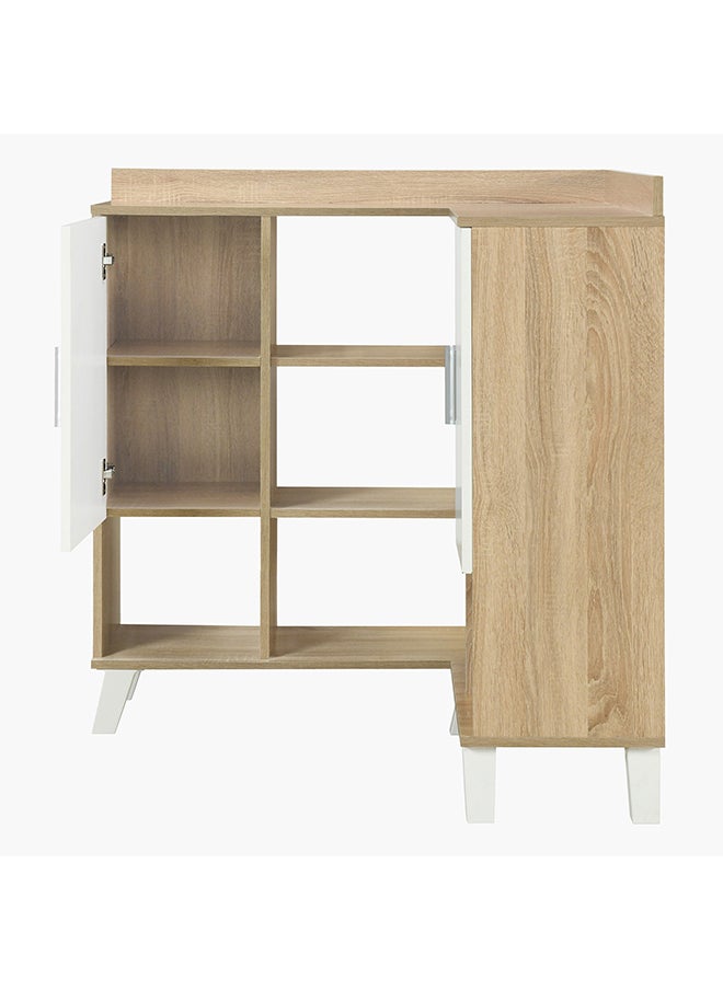 Home Box Alford Corner Coffee Bar Cabinet 90 x 96 x 29.8 cm  - Image 5