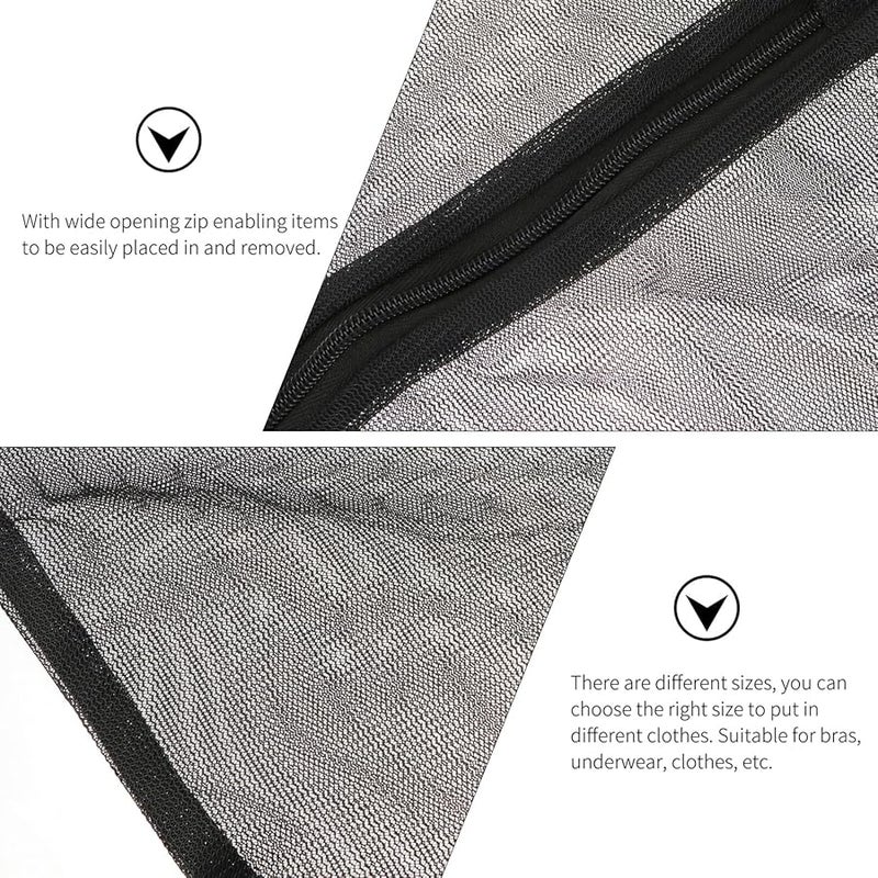 3Pcs Large Mesh Laundry Bags Set For Delicates Bras Sweaters Towels Machine Wash Protective - Image 2
