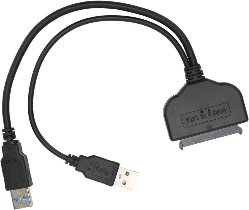 كابل محول SATA إلى USB 3.0، محول للأقراص الصلبة من نوع 2.5 بوصة (HDD/SSD)، سرعة عالية تصل إلى 6 جيجابت في الثانية، تقنية الاتصال الفوري (Plug and Play) والتبديل الساخن (Hot Swap)، كابل USB إلى SATA III مزود بمؤشر LED، متوافق مع أجهزة الكمبيوتر المحمولة وأجهزة المكتب. - Image 5