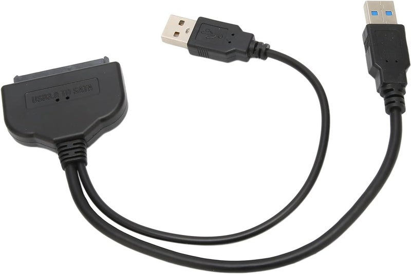 كابل محول SATA إلى USB 3.0، محول للأقراص الصلبة من نوع 2.5 بوصة (HDD/SSD)، سرعة عالية تصل إلى 6 جيجابت في الثانية، تقنية الاتصال الفوري (Plug and Play) والتبديل الساخن (Hot Swap)، كابل USB إلى SATA III مزود بمؤشر LED، متوافق مع أجهزة الكمبيوتر المحمولة وأجهزة المكتب. - Image 3