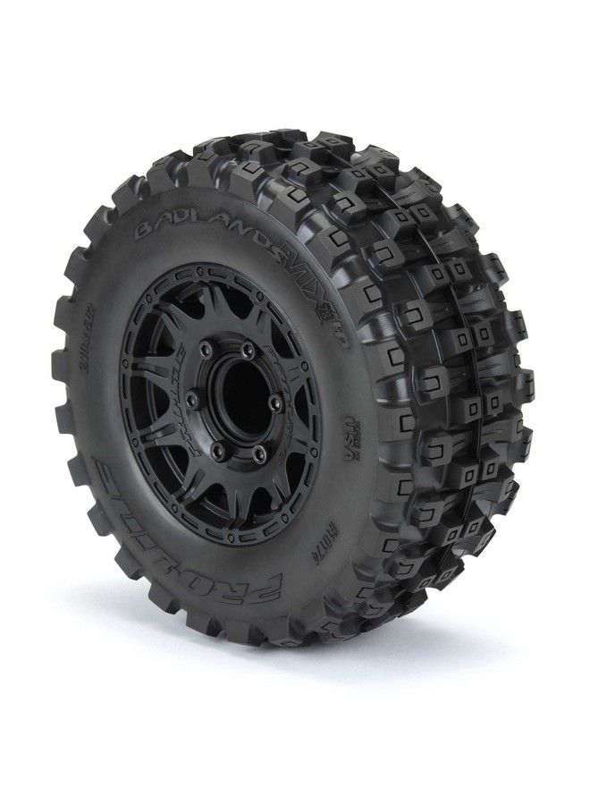 Pro-line Racing 1/10 Badlands Mx28 Belted F/R 2.8" Mt Tres Mounted 12Mm Blk Raid 2 Pro1017410 - Image 4