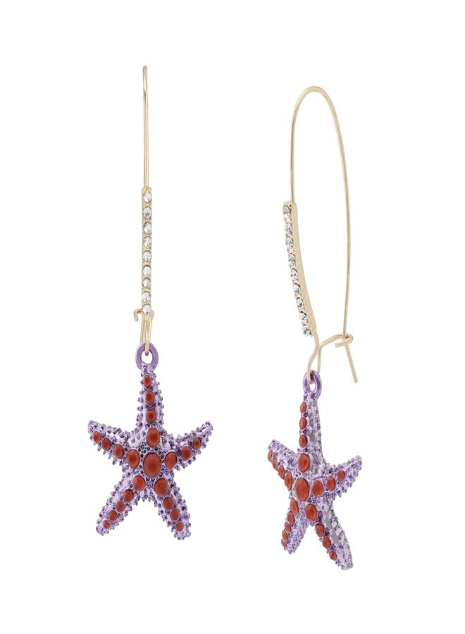 بتسي جونسون أقراط متدلية على شكل نجم البحر من بيتسي جونسون للنساء - Image 1