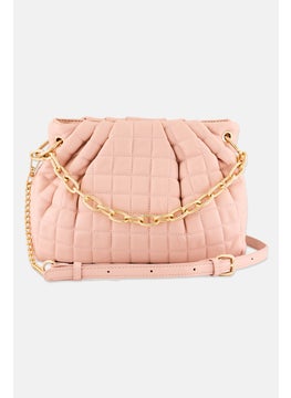 Women Textured Cross Body Bag 27 L x 21 H x 4 W cm, Pink - pzsku/ZDDC06C2A33F342E0E240Z/45/_/1737642114/e7a73808-1769-4e6b-bd89-7b0730ac8ec9