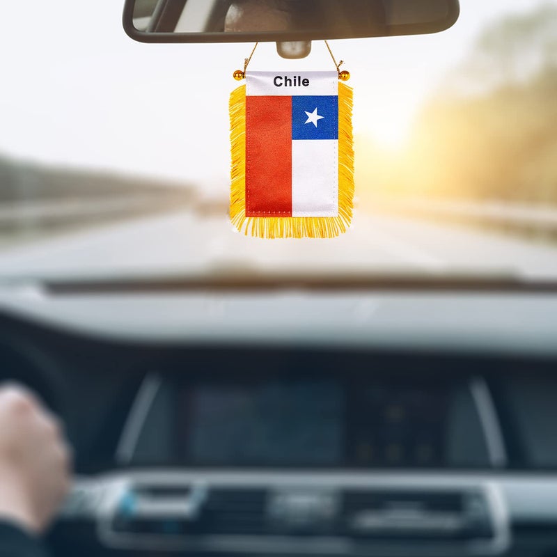 WXTWK National car window hanging flag (Chile) - Image 4