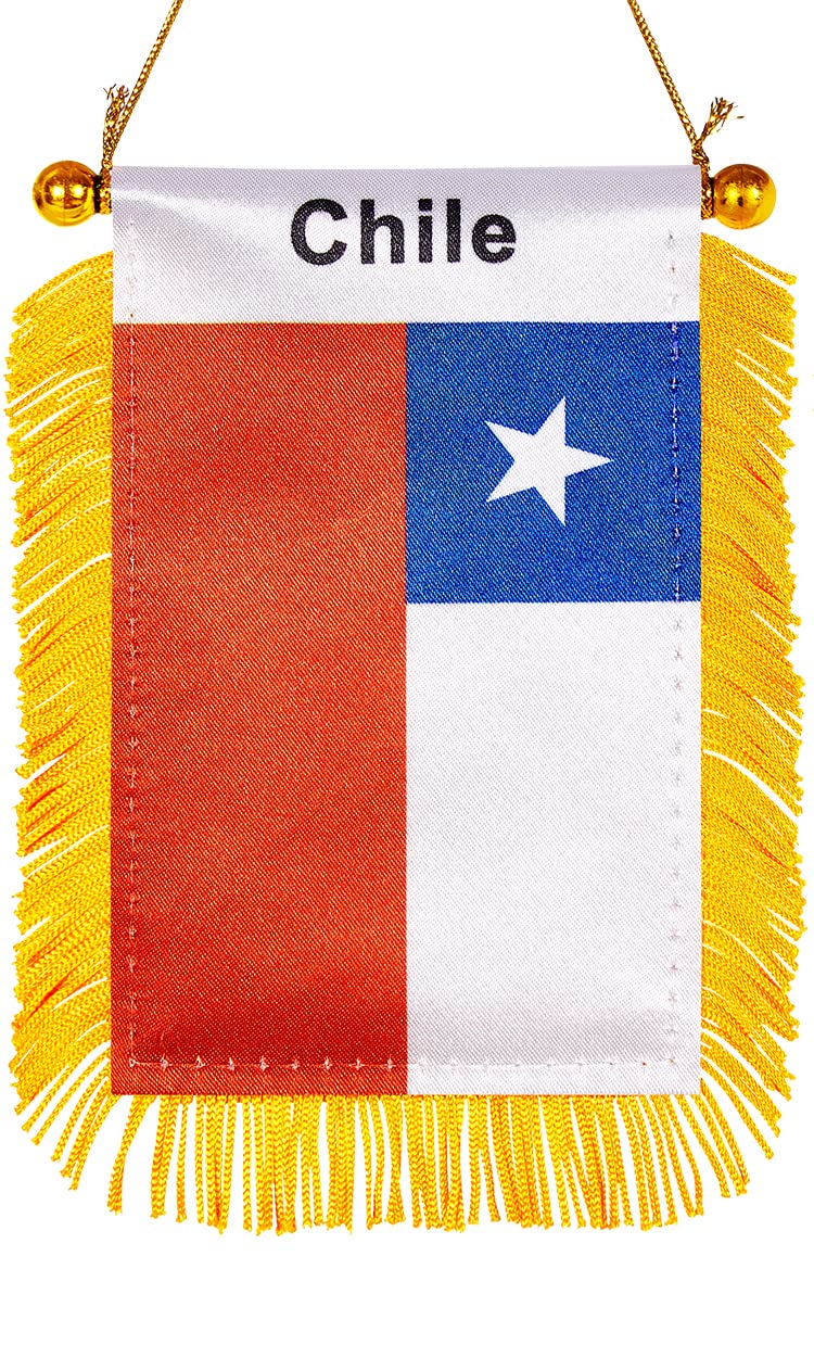WXTWK National car window hanging flag (Chile) - Image 3
