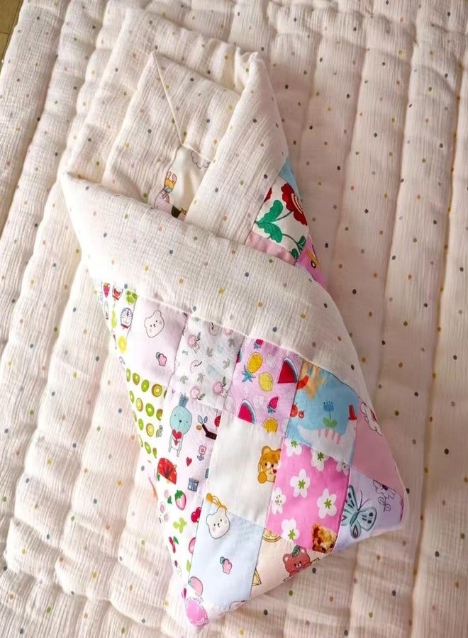 Hasoar 7PCS 9.8" x 9.8"(25 * 25CM) Quilting Fat Quarters Fabric Bundles, for Sewing Crafting,Print Floral Striped Polka Dot 100% Cotton Gingham Fabric (Yellow Flowers, 25 * 25cm) - Image 4