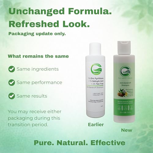 Greenviv Zinc Pyrithione Anti-Dandruff Shampoo for Dandruff & Itchy Scalp, Removes Flakes & Soothes Scalp with Salicylic Acid & Tea Tree | Sulphate & Paraben-Free | 200 ml - Image 2