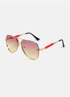 Haute Sauce Polarized Full Rim Aviator Sunglasses For Women  - Image 5