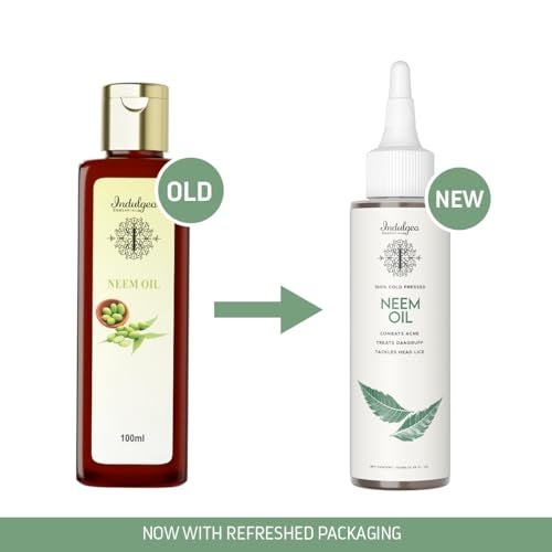 Indulgeo Essentials 100% Cold Pressed Pure Herbal Neem Oil For Skin & Hair|Prevent Dandruff, Lice, Various Scalp Fungal Infections & Supports Skin'S Immunity| Neem Oil For All Skin & Hair Types- 100 ml - Image 3