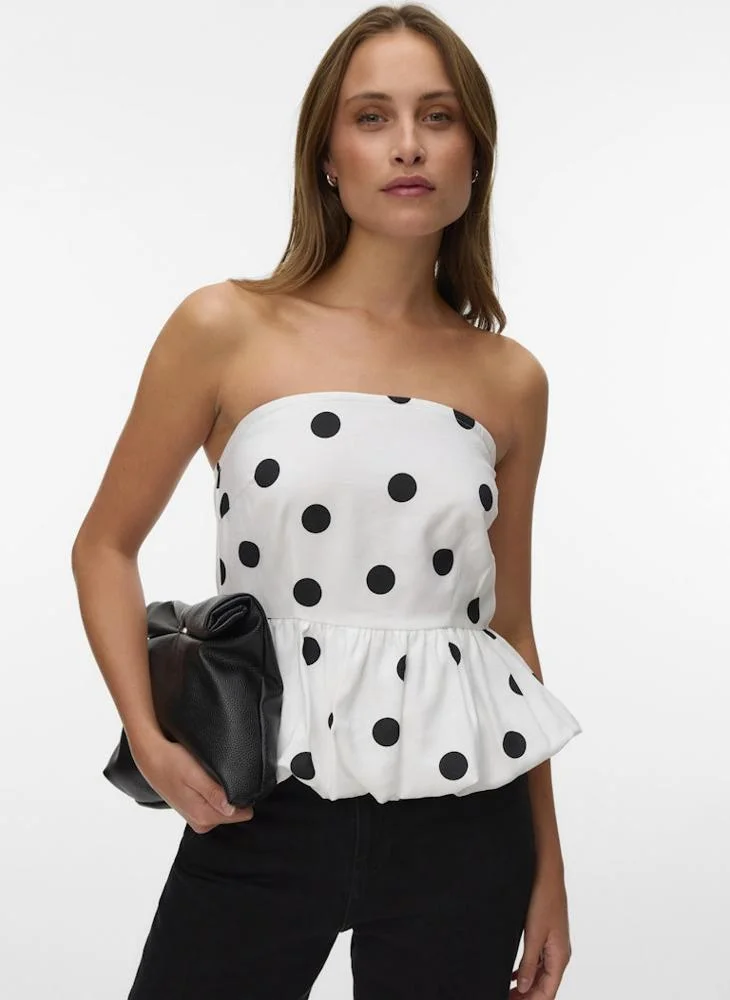 فيرو مودا Bubble Hem Bandeau Top