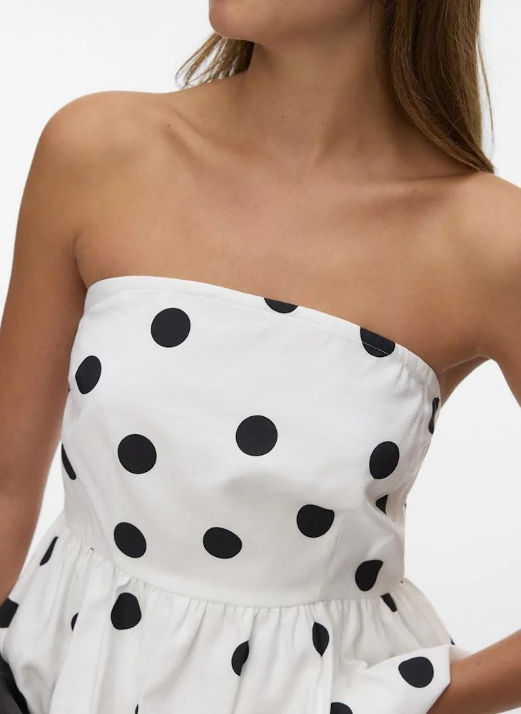 Vero Moda  Bubble Hem Bandeau Top for Women | Best Price UAE