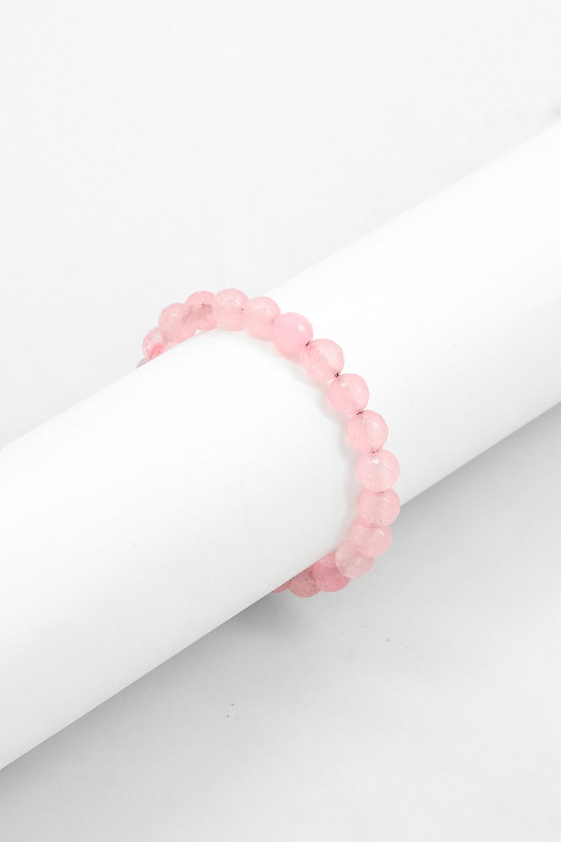 POLICE Women Glass Beaded Fashionable Bracelet,  Pink  - Image 1