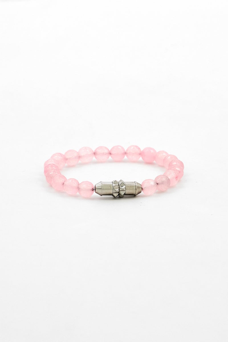 POLICE Women Glass Beaded Fashionable Bracelet,  Pink  - Image 3