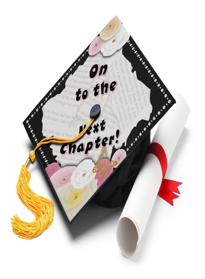 ADVANSYNC On To The Next Chapter Graduation Cap Topper - Image 1