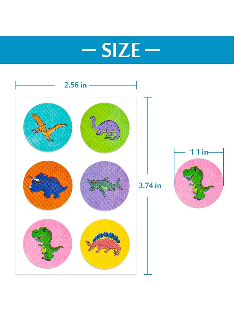 KASTWAVE لاصقات طاردة للبعوض طبيعية طارد حشرات مع 24 نمط لطرد البعوض، والدبور والحشرات، توفر حماية لمدة 1152 ساعة للخارج، المشي في الطبيعة، التخييم 144 قطعة - Image 3