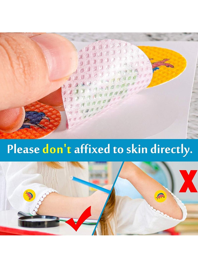 KASTWAVE لاصقات طاردة للبعوض طبيعية طارد حشرات مع 24 نمط لطرد البعوض، والدبور والحشرات، توفر حماية لمدة 1152 ساعة للخارج، المشي في الطبيعة، التخييم 144 قطعة - Image 4