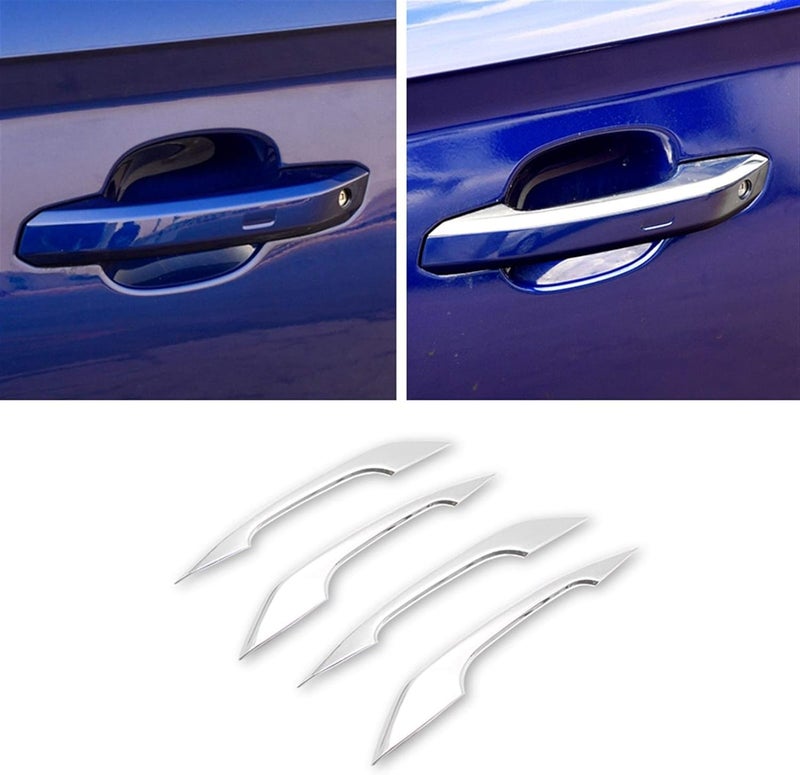 Yurefax Glossy Chrome Door Handle Covers for Audi - Image 2