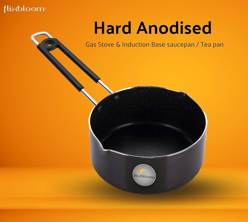 FLIXBLOOM Flixbloom Perfect Kitchen Essential Induction Base Combo Cookware Set of 3 3 Litre Kadai Tope Saucepan Combo Set  - Image 4
