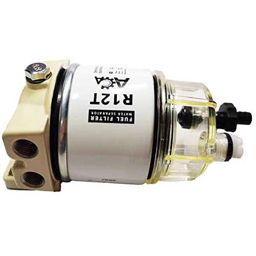 ACA R12T Marine Fuel Water Separator Kit Fits 1/4 NPT ZG1/4-19 Outboard Motors for Gasoline and Diesel Engine Replaces R12T S3240 120AT RK10222 - Image 3