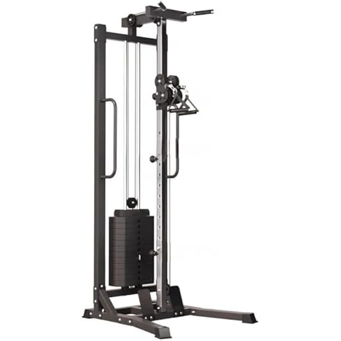 rayihni Single Side Adjustable Pulley Multifunctional Trainer Mr-A5, Home Gym Equipment With High And Low Pulley System For Lat Pulldowns And Seated Cable Row, Cable Fly Machine - Image 1