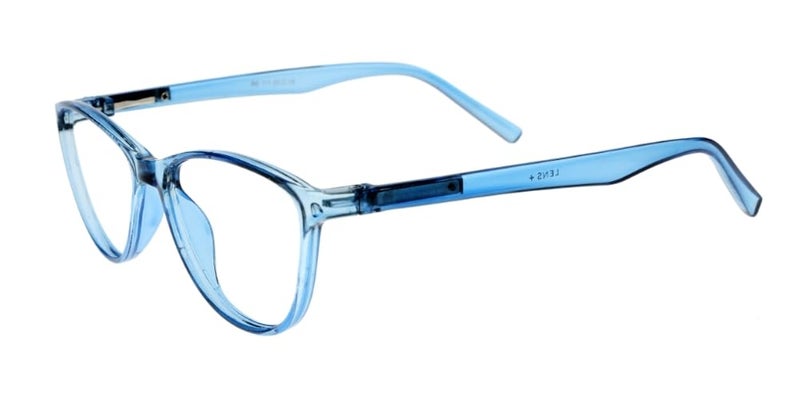 Lens + Lensplus Cateye Shape TR Full Rim Eyeglasses with Lightweight Unisex Eyewear for Men & Women | Stylish Computer & Daily Use Frame - Image 3